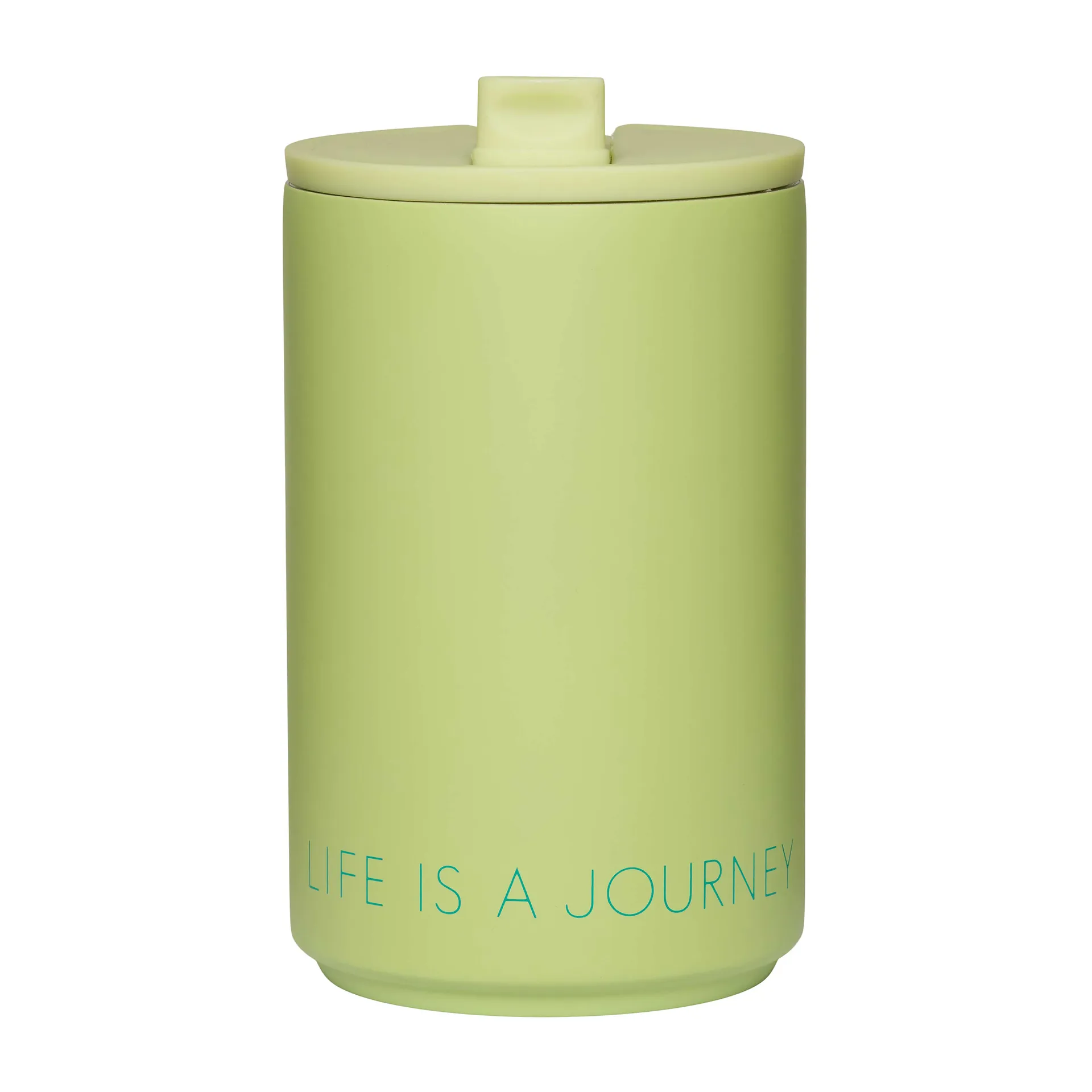 Caneca termo Design Letters, Verde pálido Design Letters