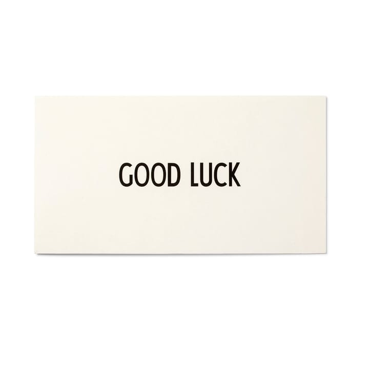 Cartão AJ Vintage ABC - Good Luck - Design Letters