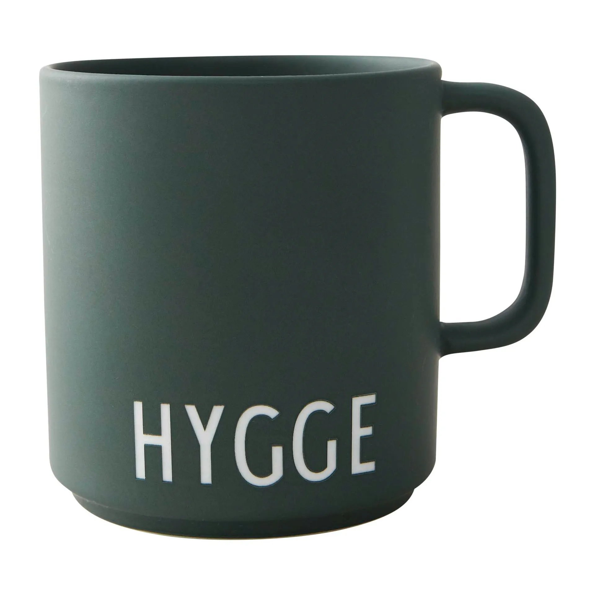 Chávena favourite com pega Design Letters 25 cl, Hygge-dark green Design Letters