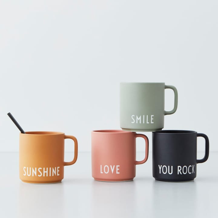 Chávena favourite com pega Design Letters 25 cl, you rock  Design Letters