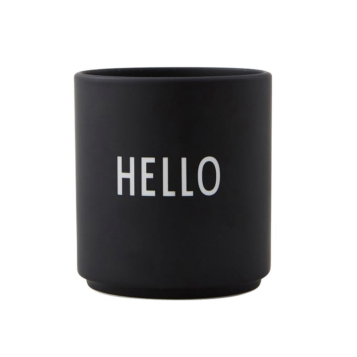 Chávena favourite Design Letters 25 cl - Hello-black - Design Letters