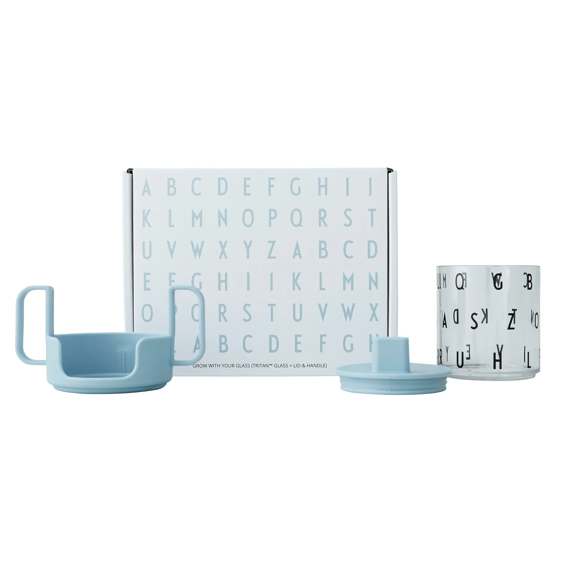 Chávena Grow with your, azul claro Design Letters