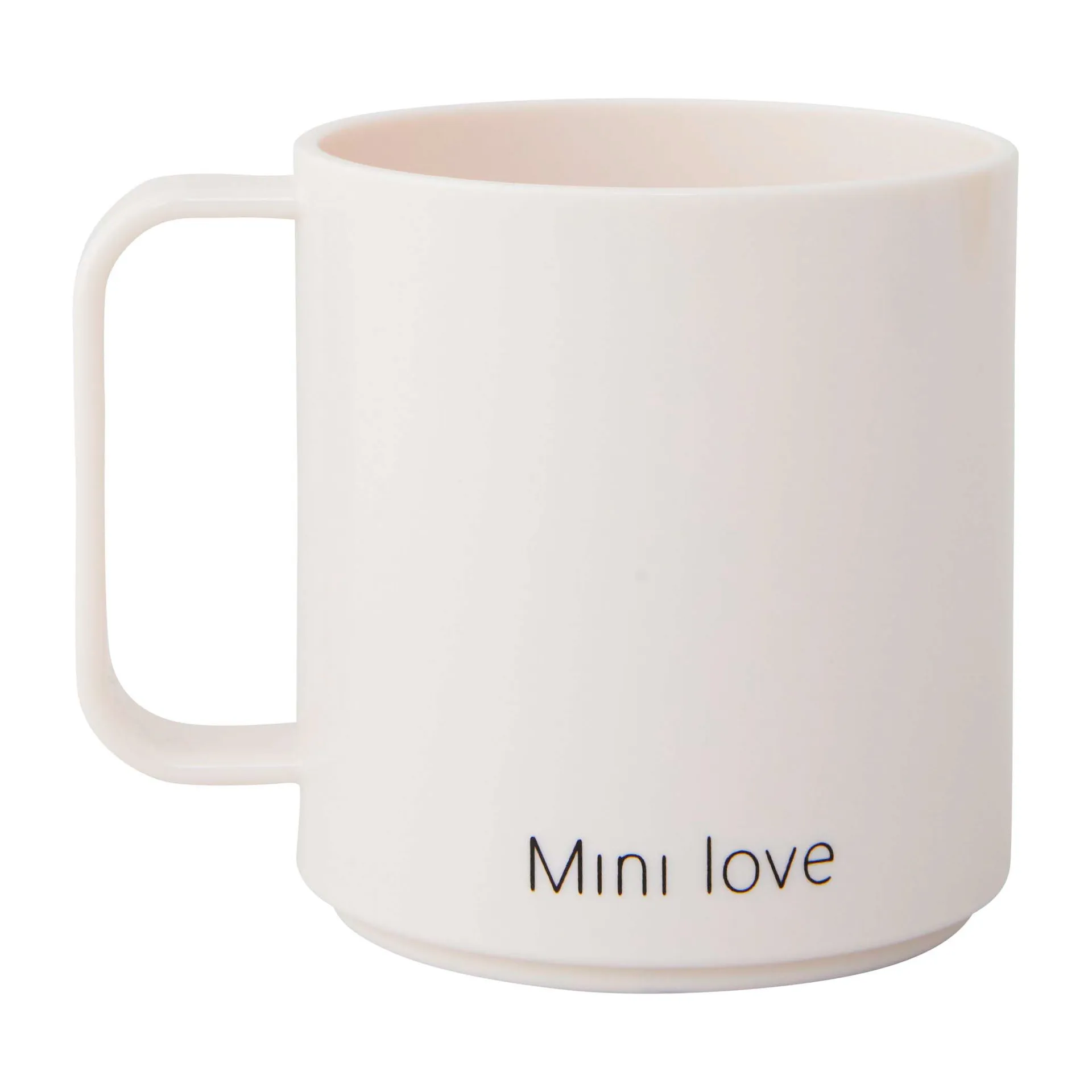 Chávena Love mini com pega Design Letters, Branco Design Letters