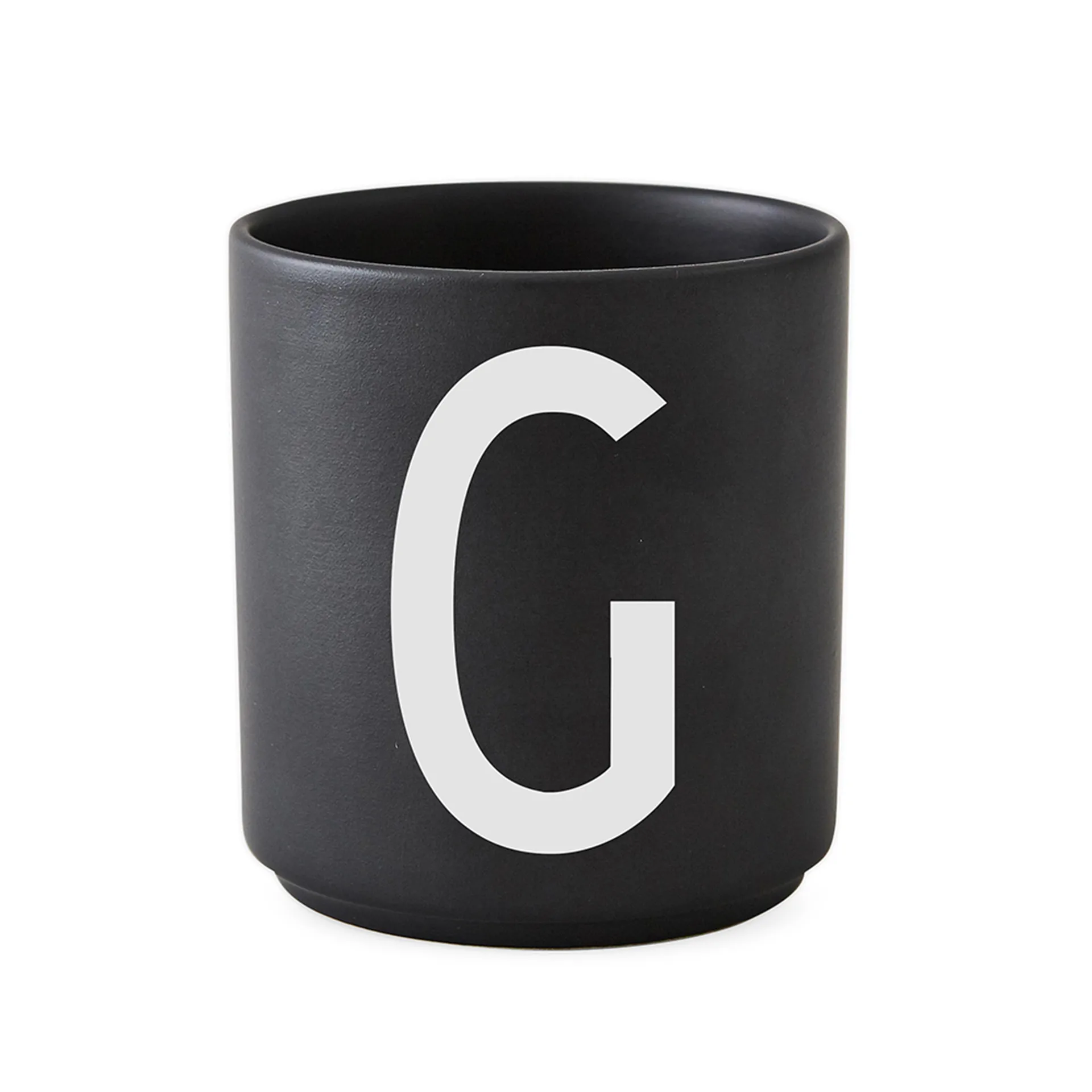 Chávena preta Design Letters , G Design Letters