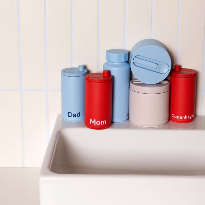 Design Letters caneca de viagem 35 cl, Copenhagen-Coral Design Letters