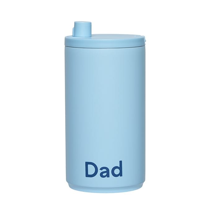 Design Letters caneca de viagem 35 cl - Dad-Luz azul claro - Design Letters