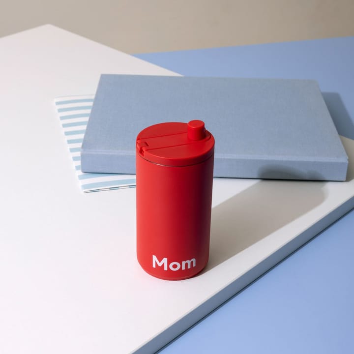 Design Letters caneca de viagem 35 cl, Mom-Coral Design Letters