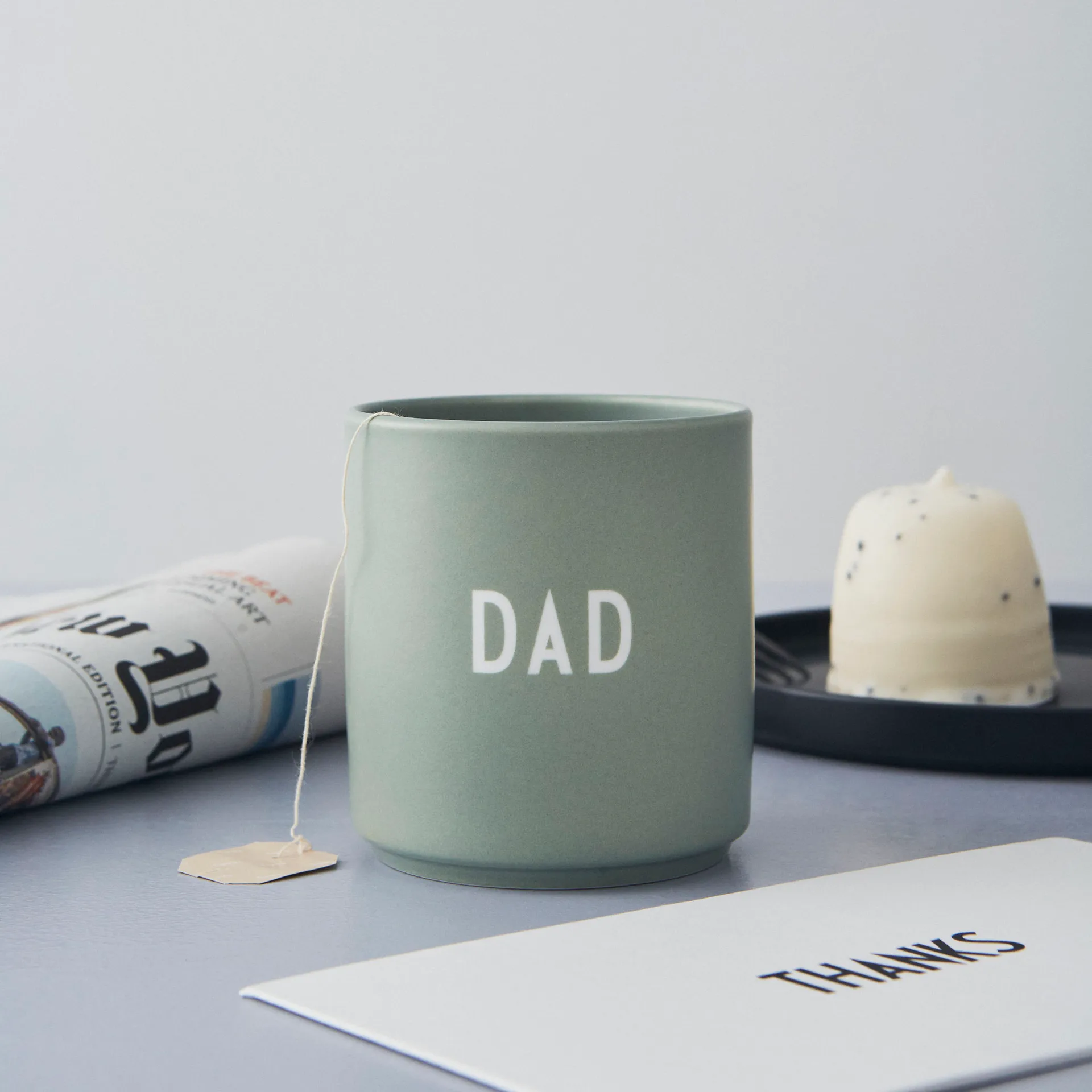 Design Letters caneca favorita 25 cl, Dad/Love-green Design Letters