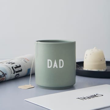 Design Letters caneca favorita 25 cl - Dad/Love-green - Design Letters