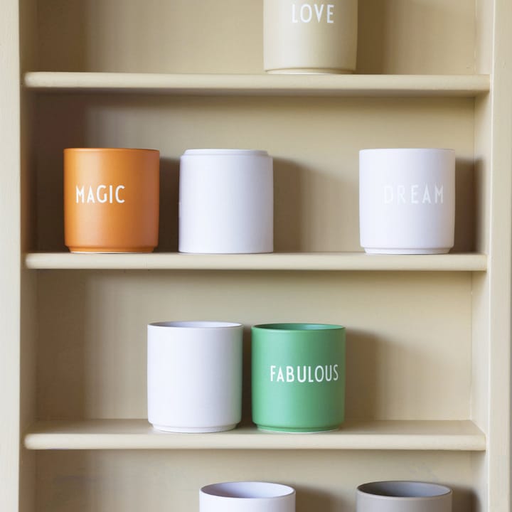 Design Letters caneca favorita 25 cl, Green Design Letters