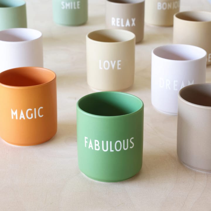 Design Letters caneca favorita 25 cl, Green Design Letters