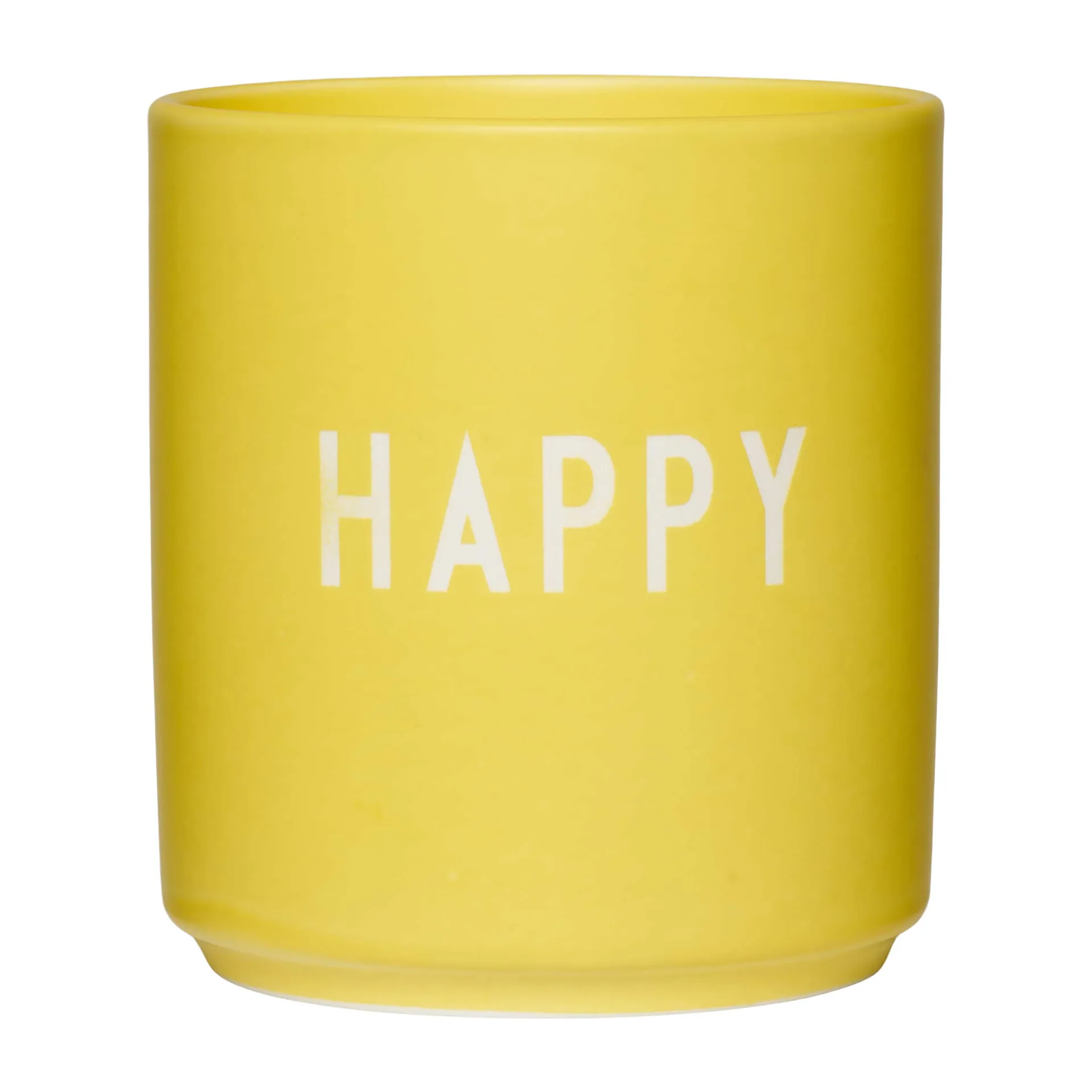 Design Letters caneca favorita 25 cl, Happy-yellow Design Letters