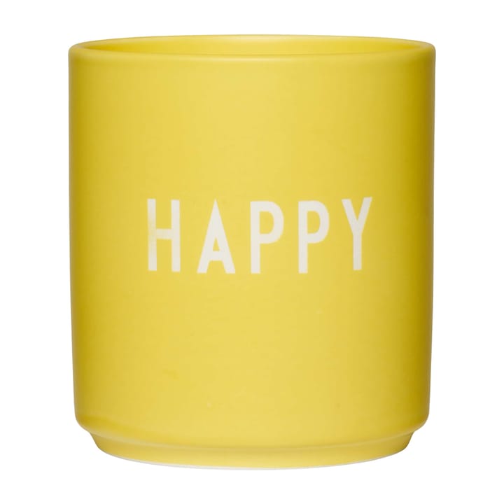 Design Letters caneca favorita 25 cl - Happy-yellow - Design Letters