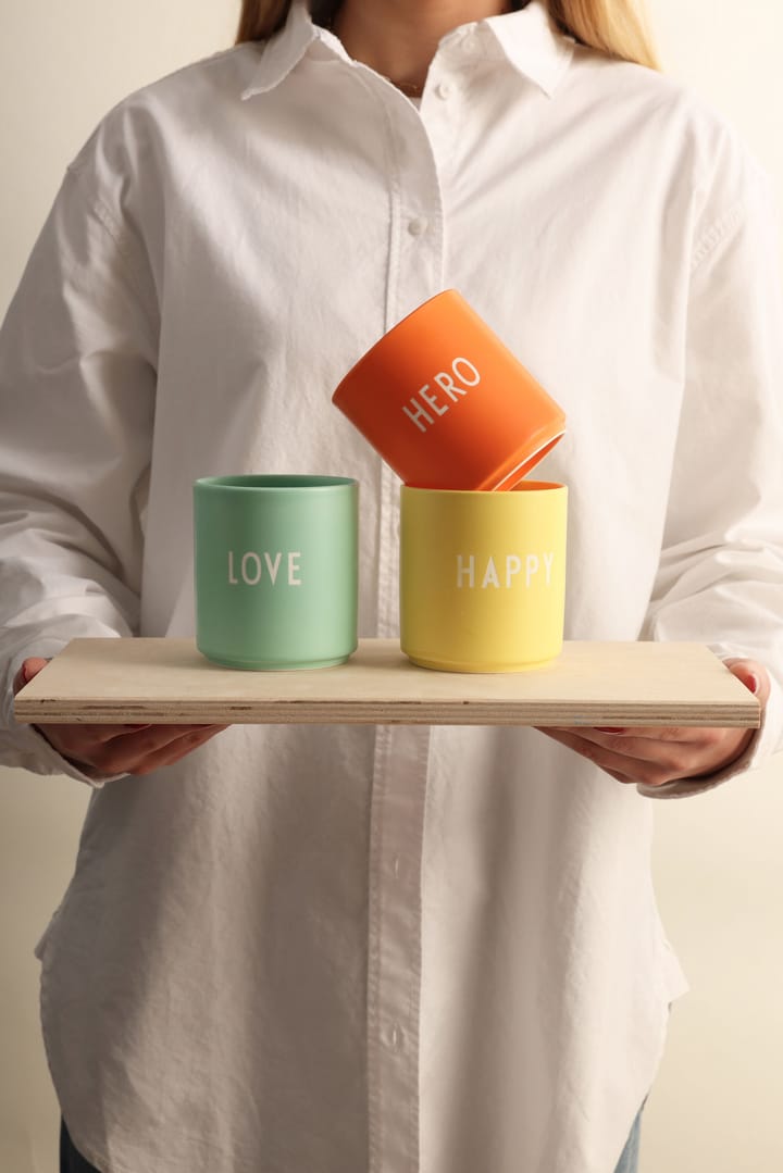 Design Letters caneca favorita 25 cl, Happy-yellow Design Letters