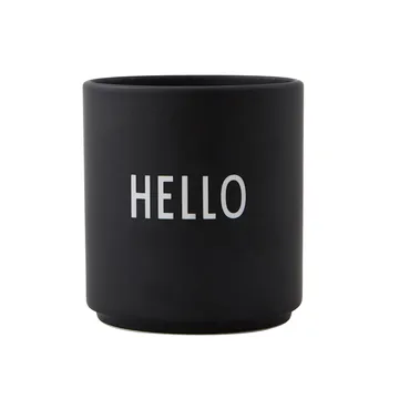 Design Letters caneca favorita 25 cl - Hello-black - Design Letters