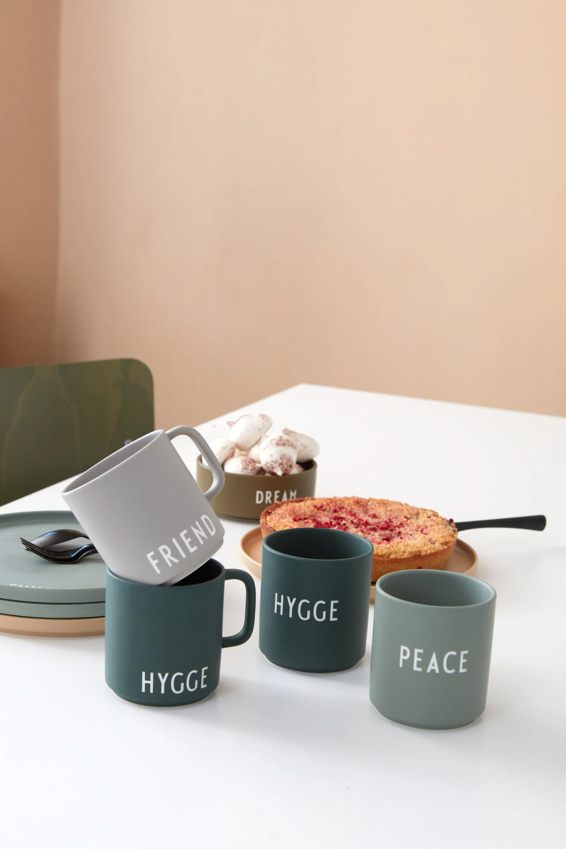 Design Letters caneca favorita 25 cl, Peace-green Design Letters