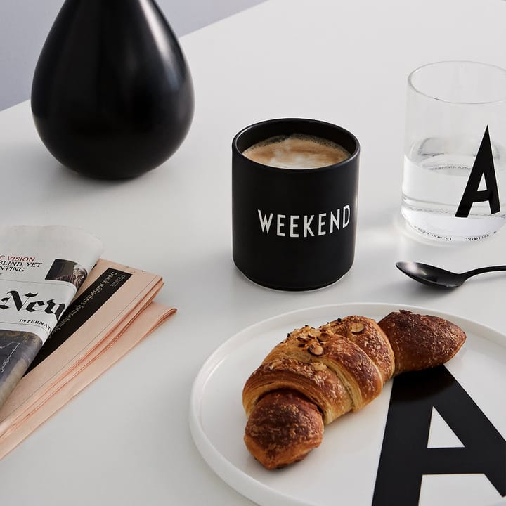Design Letters caneca favorita 25 cl, Weekend-black Design Letters