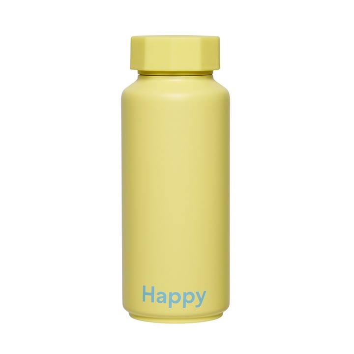 Design Letters garrafa térmica - Happy-amarelo - Design Letters