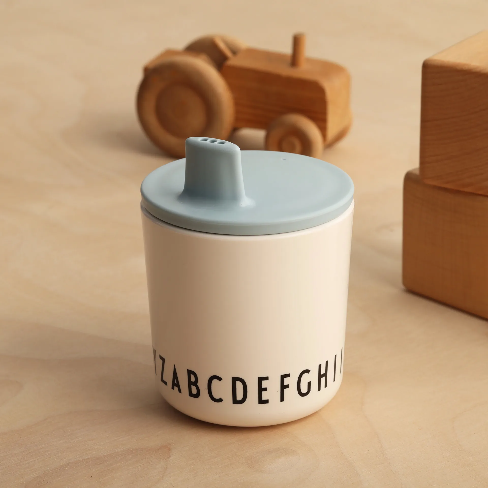 Design Letters Kids Basic Eco caneca, Branco ABC Design Letters
