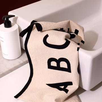 Design Letters Premium toalha de cozinha clássica 50x70cm - ABC-preto - Design Letters
