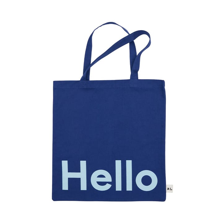 Design Letters Tote saco - Hello-azul escuro - Design Letters