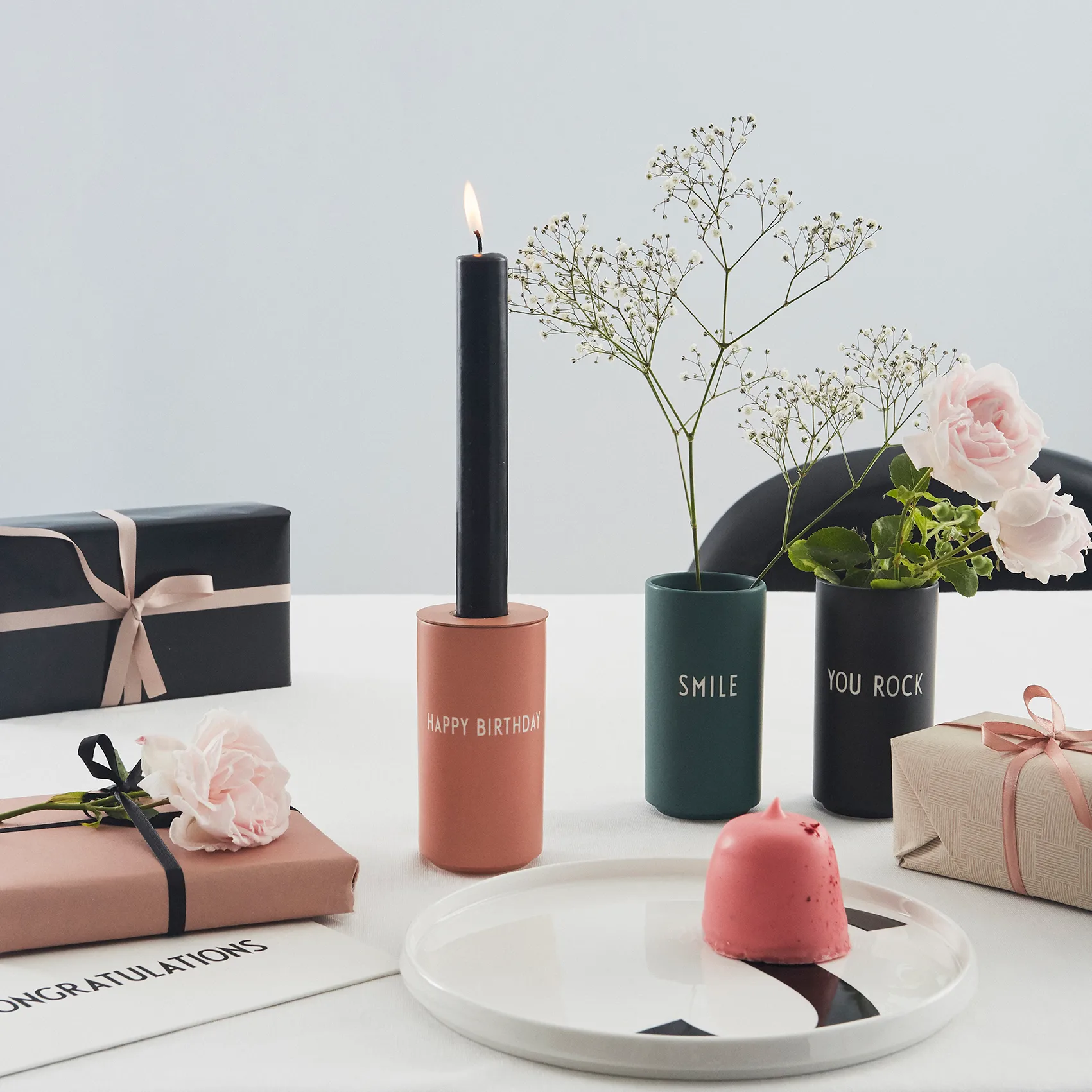 Design Letters vaso favorito, Smile Design Letters