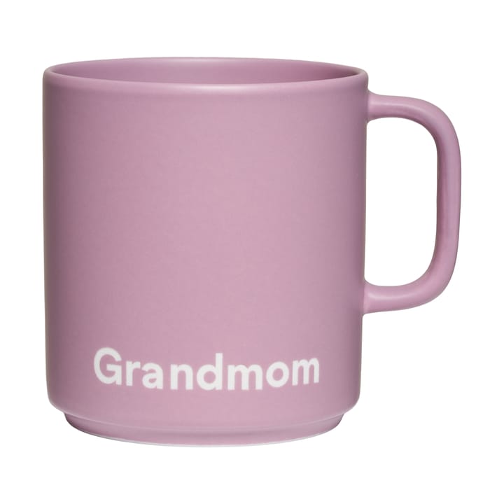 Design Letters VIP caneca favorita com cabo 25 cl - Grandmom-lavender - Design Letters