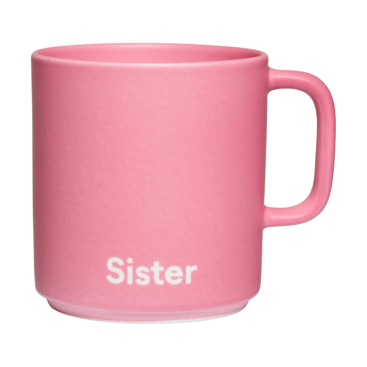 Design Letters VIP caneca favorita com cabo 25 cl - Sister-pink - Design Letters