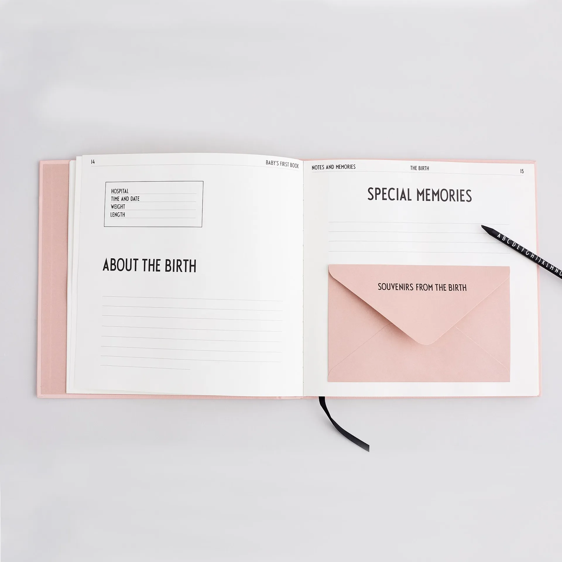 Livro My first year Design Letters, nude Design Letters