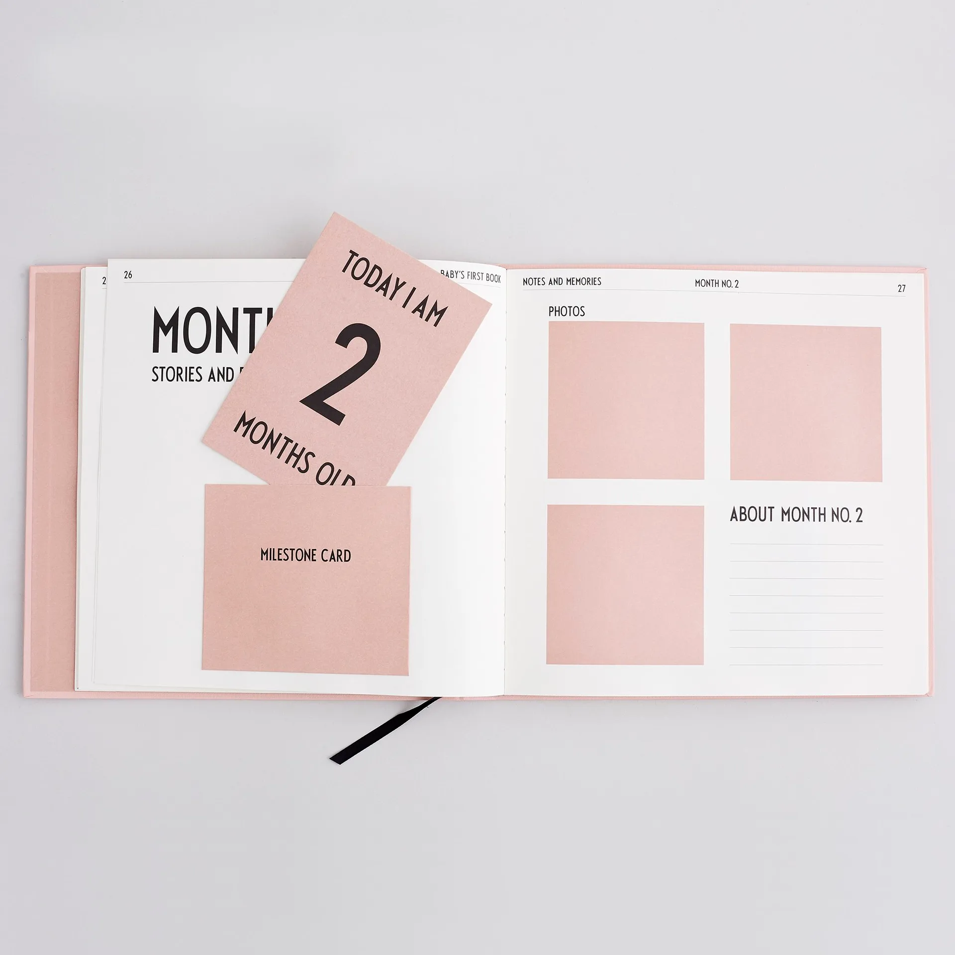 Livro My first year Design Letters, nude Design Letters