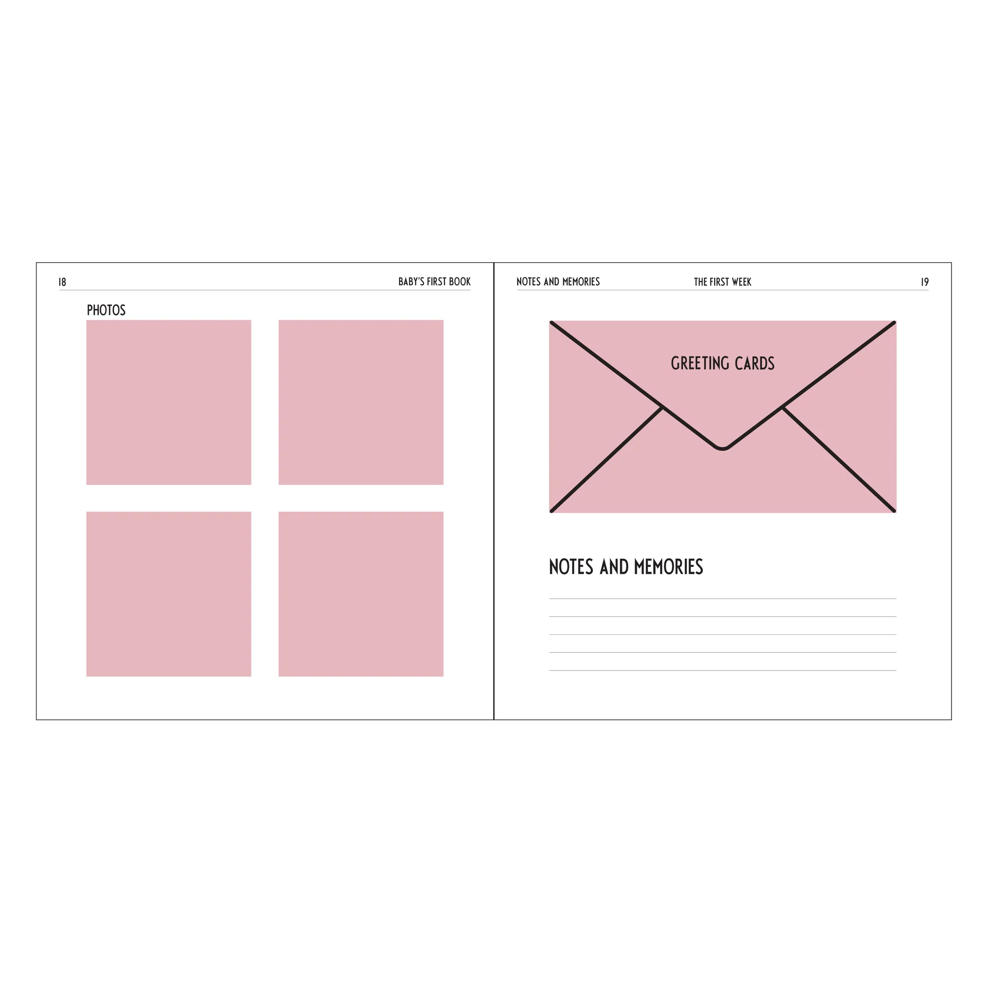 Livro My first year Design Letters, nude Design Letters