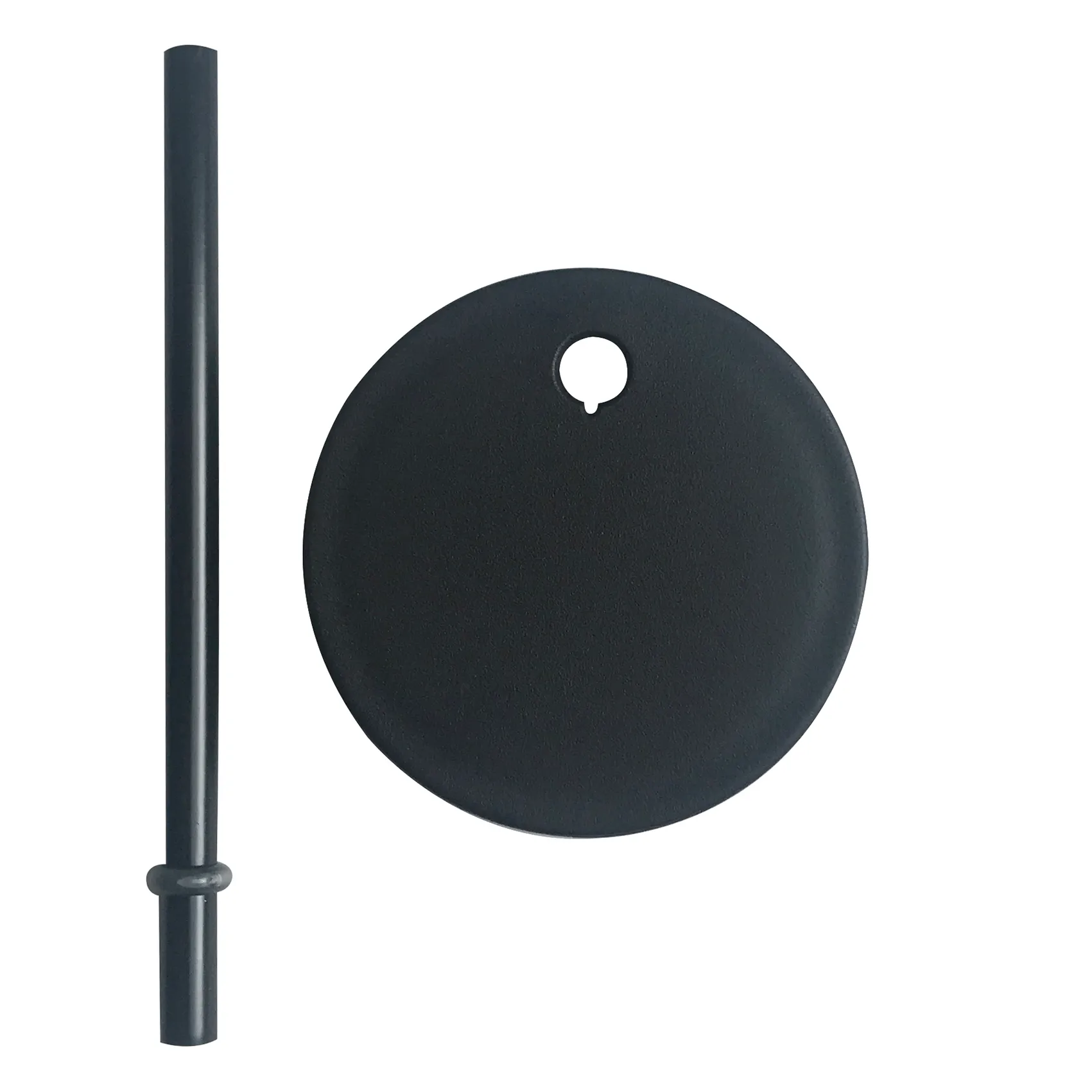 Palhinha com tampa Design Letters, Preto Design Letters