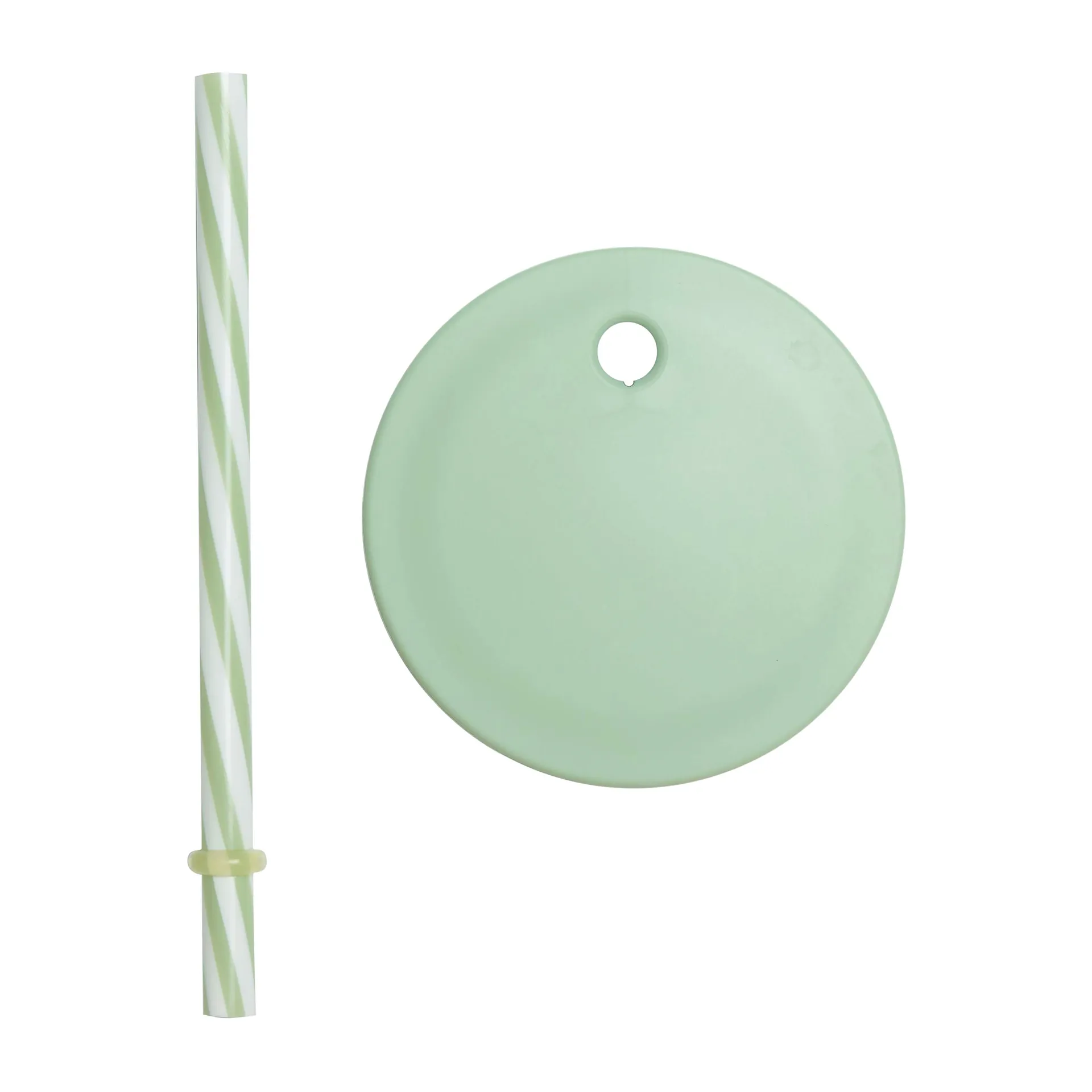 Palhinha com tampa Design Letters, Verde Design Letters