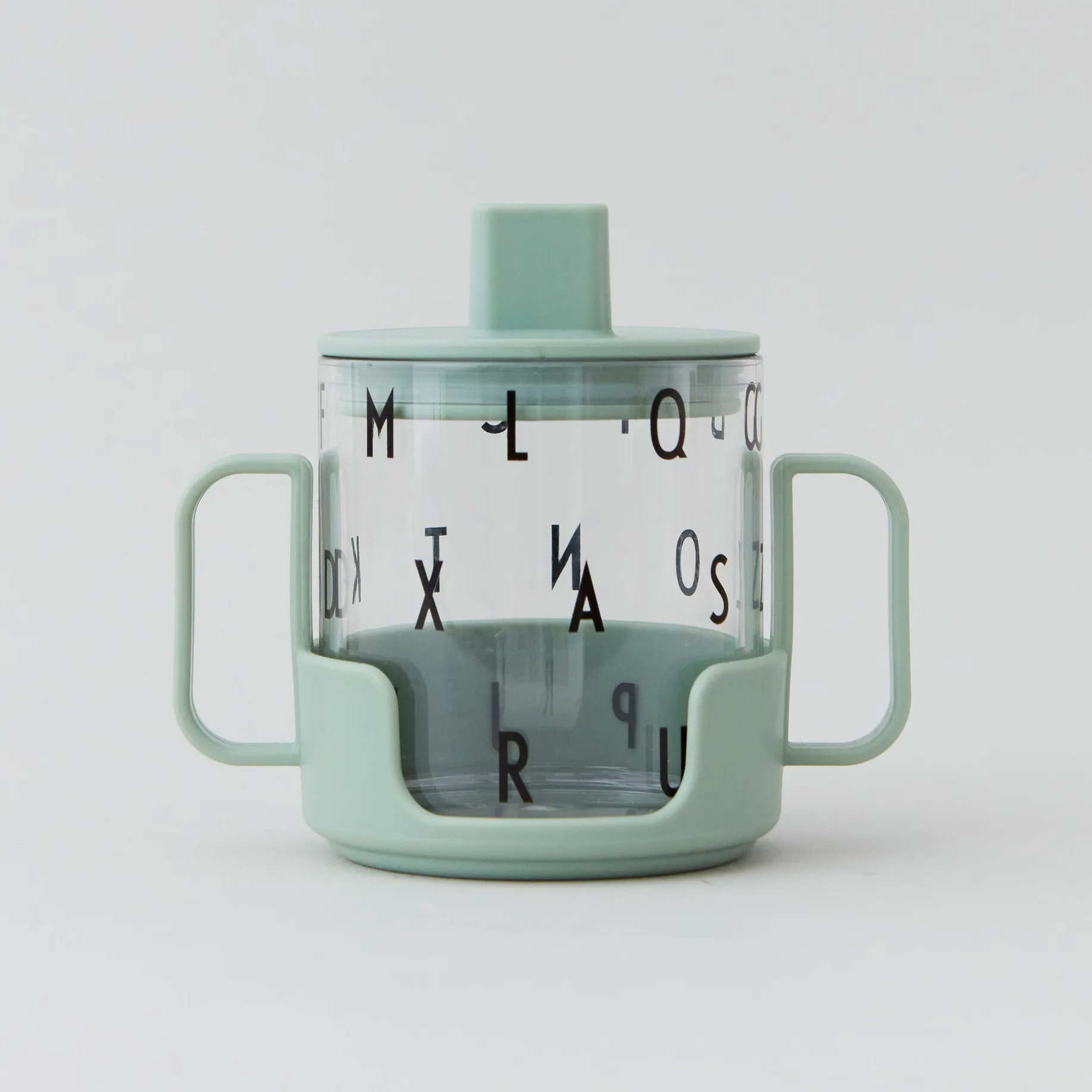 Pega para copo tritan Design Letters , verde Design Letters