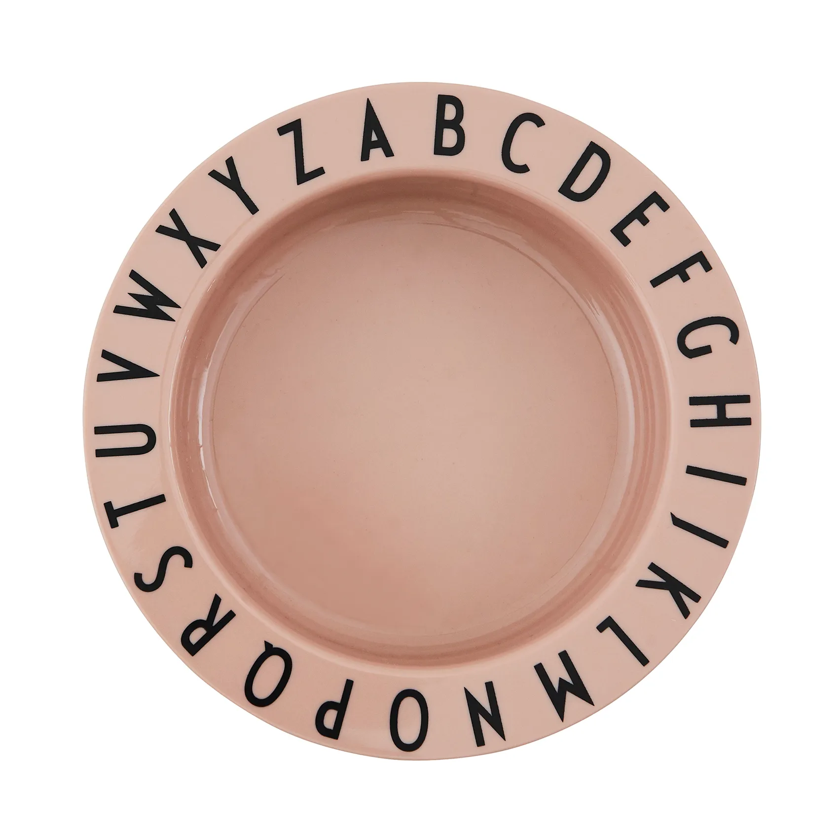 Prato fundo Design Letters Eat&Learn, nude Design Letters