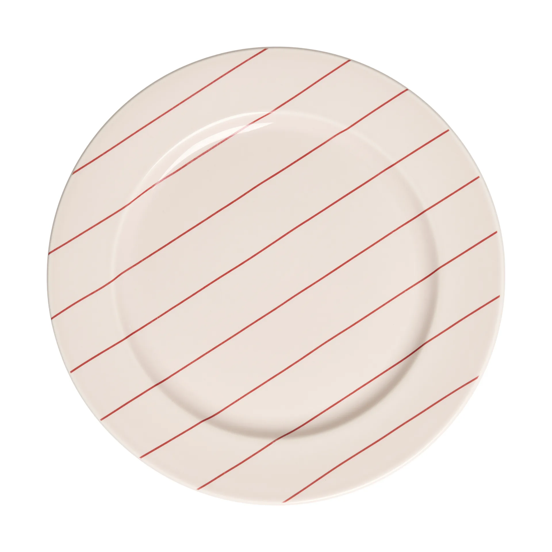 Pratos Design Letters Pyjamas Ø23 cm, Faded rose-pastel beige Design Letters