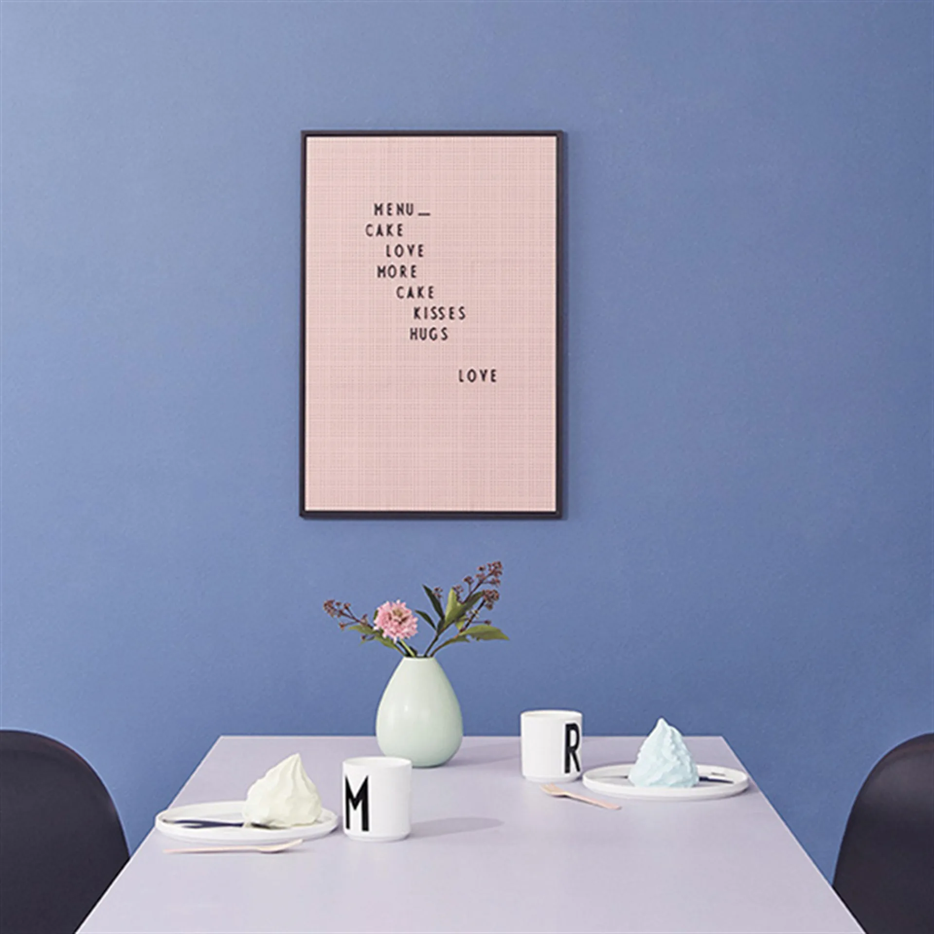 Quadro de letras Design Letters A2, rose Design Letters