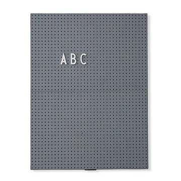 Quadro de letras Design Letters A4 - dark grey - Design Letters