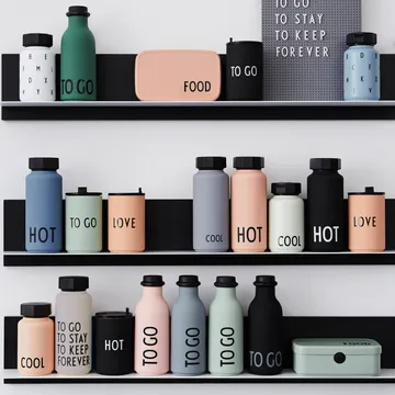 Recipiente de comida Design Letters - nude - Design Letters