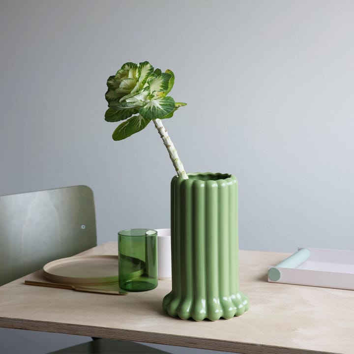 Vaso Tubular large 24 cm, Green Design Letters