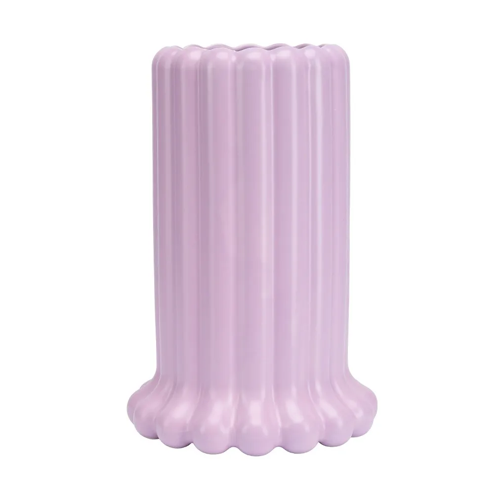 Vaso Tubular large 24 cm, Purple Design Letters