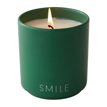 Vela perfumada Design Letters Ø8 cm - Smile-verde grass - Design Letters