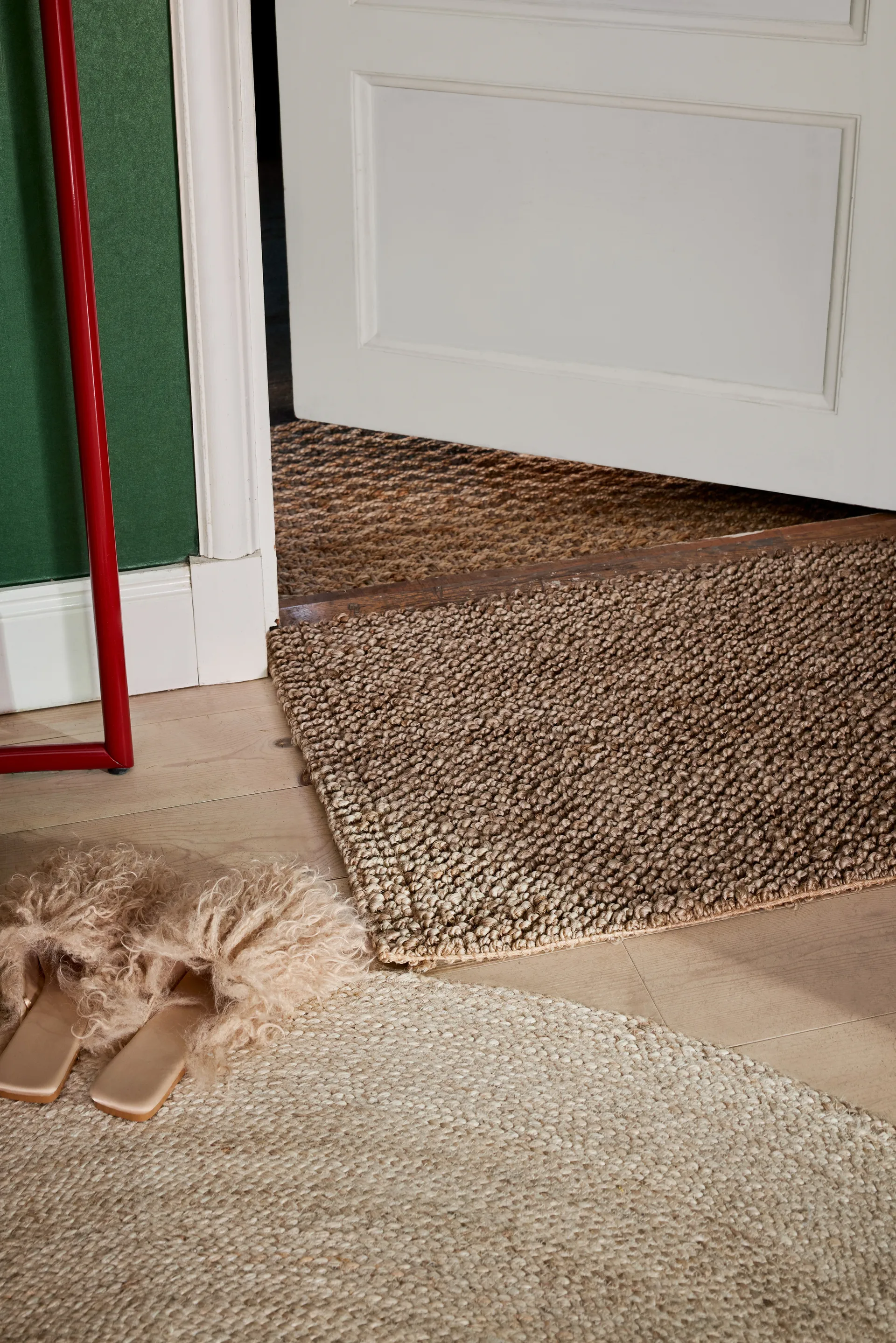 Alice tapete de entrada 60x90 cm, Cinzento natural Dixie