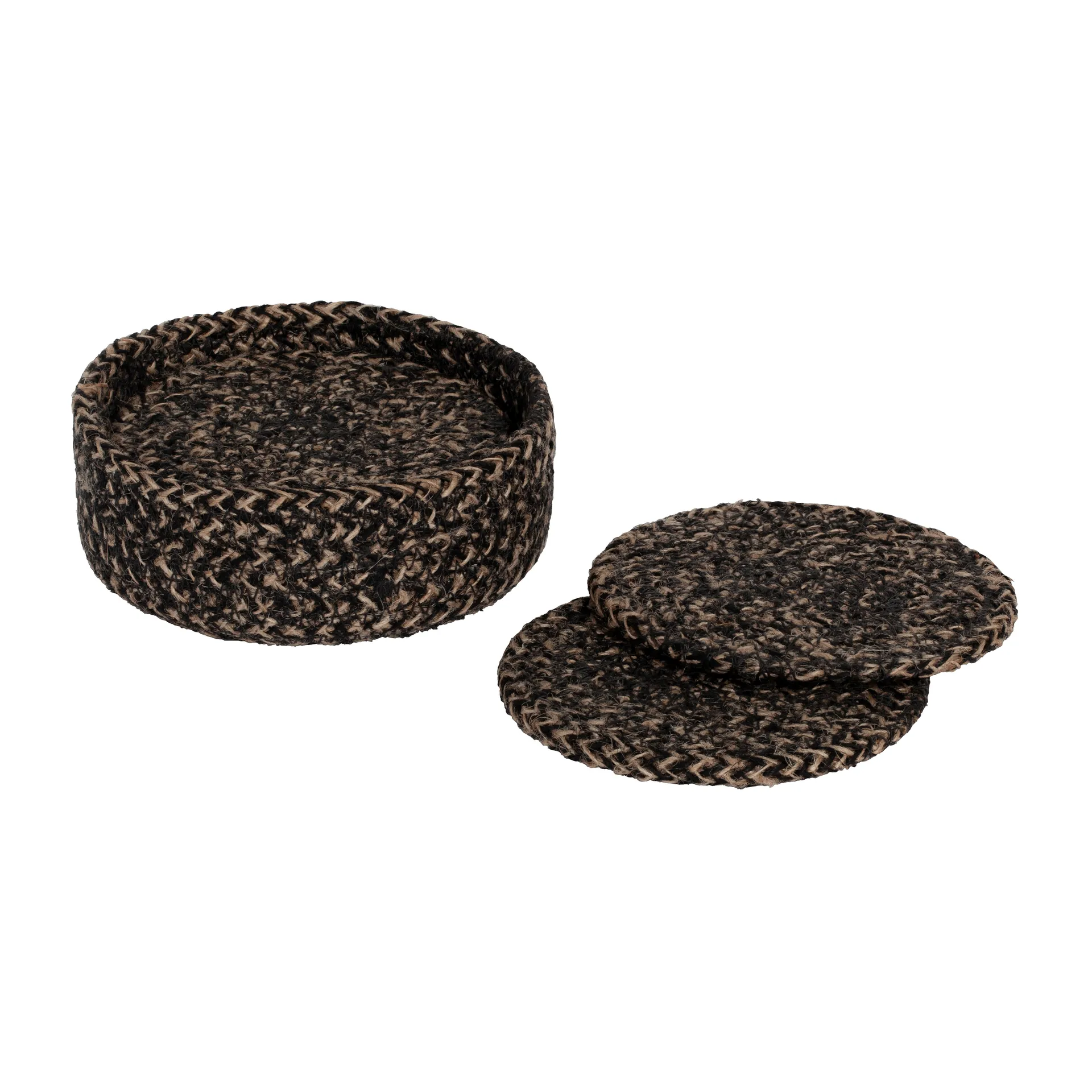 Base para copos Ella Ø10,5 cm 6 un., Preto Dixie