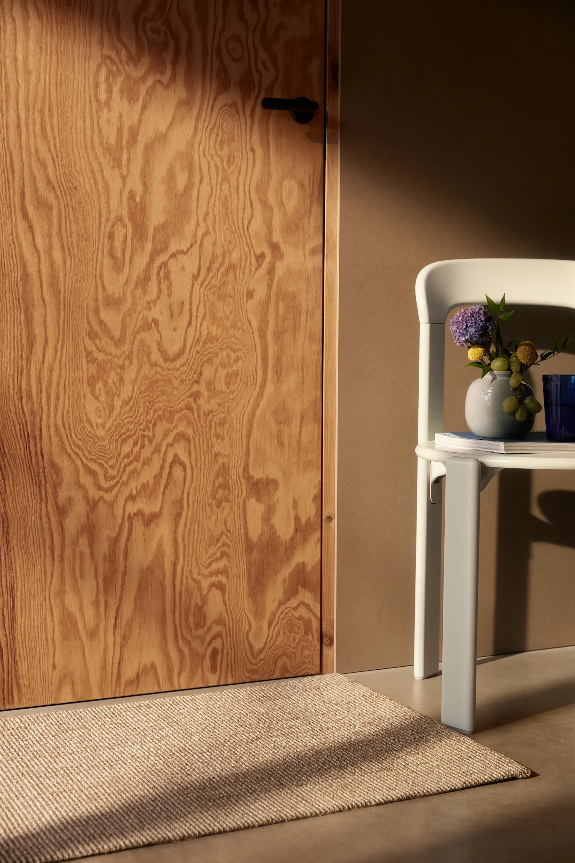 Capacho Jenny Sisal cinza natural, 60x90 cm Dixie