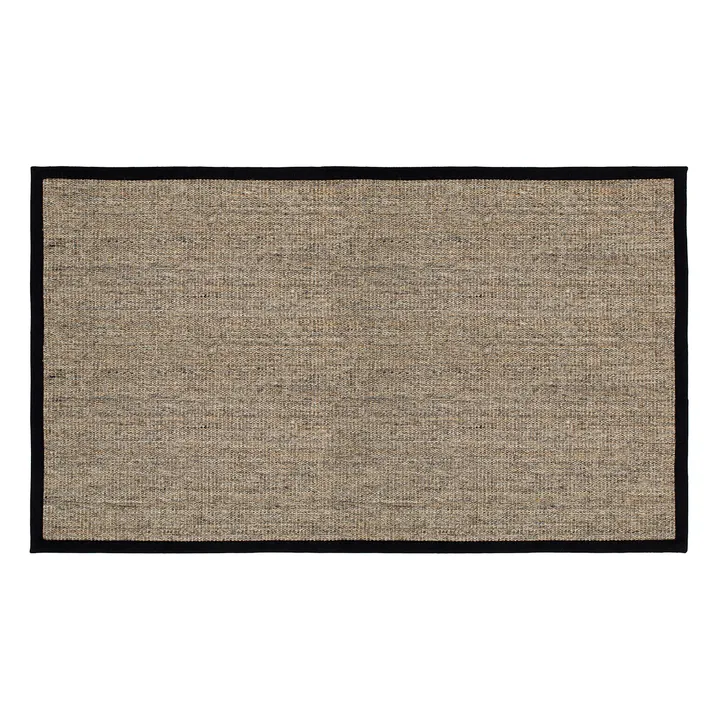 Capacho Jenny Sisal - Natural-preto, 70x120 cm - Dixie