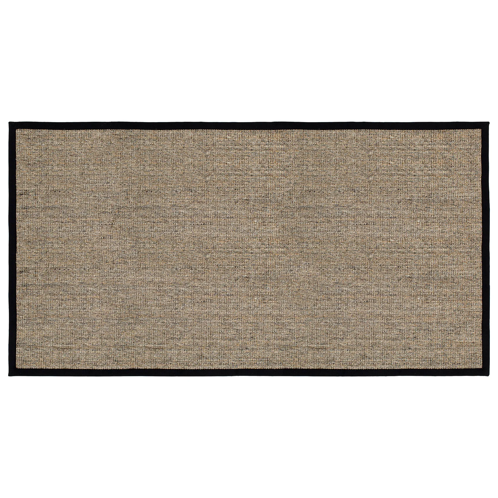Capacho Jenny Sisal, Natural-preto, 80x150 cm Dixie
