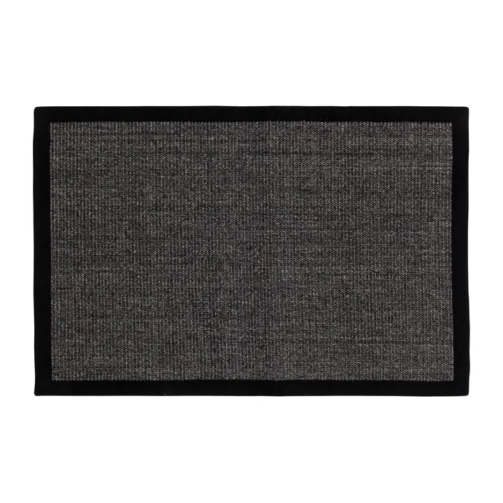 Capacho Jenny Sisal - Preto, 60x90 cm - Dixie
