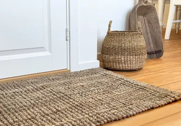 Cesta de armazenamento com pega Esther conjunto de 2 - Natural - Dixie