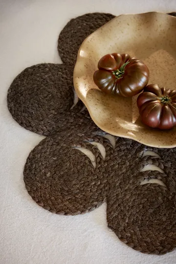 Elin individual de mesa anemone Ø40 cm - Café - Dixie